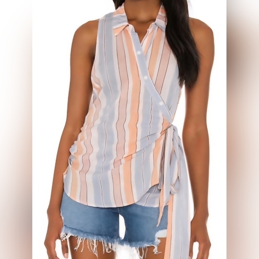 *NWT* FREE PEOPLE Ivory Combo Mackenzie Wrap Boho Fairycore Hipster, size M
